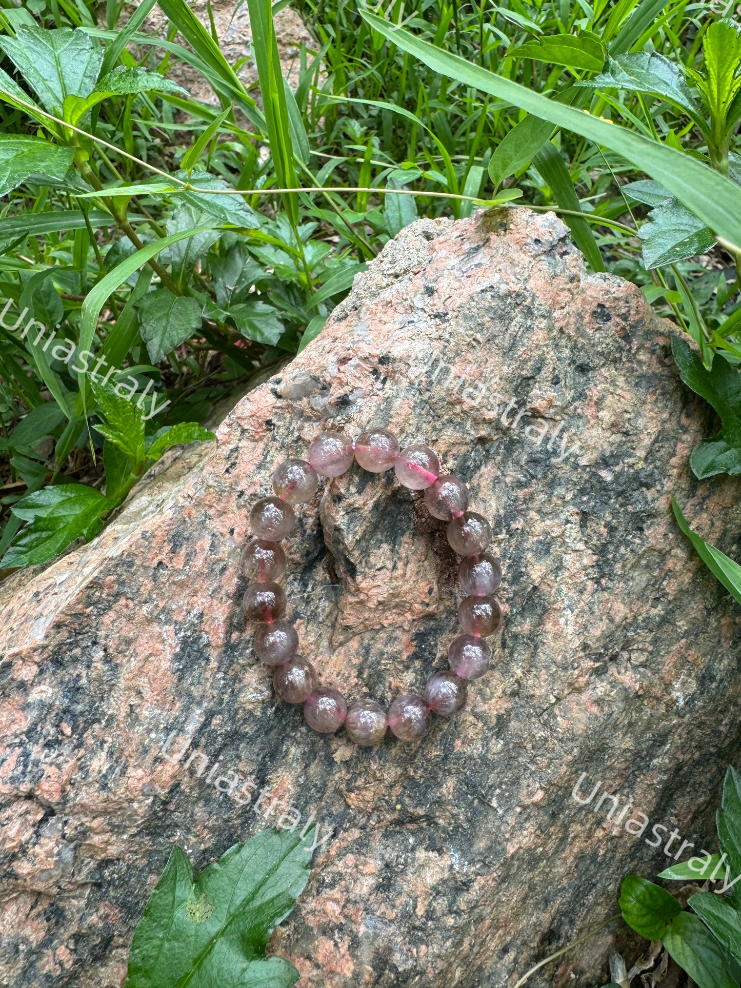Love Magnet Strawberry Quartz Bracelet