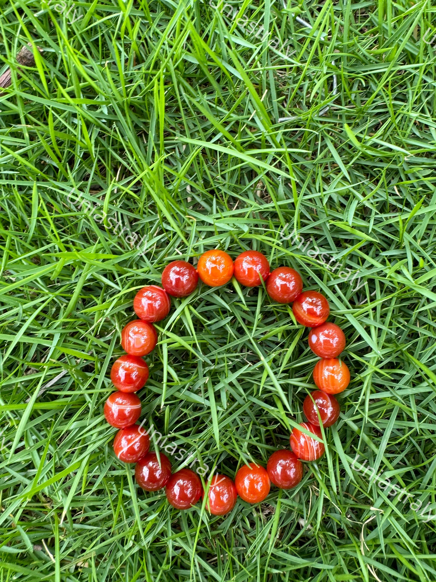 Grounding Protection Warrior Carnelian Bracelet