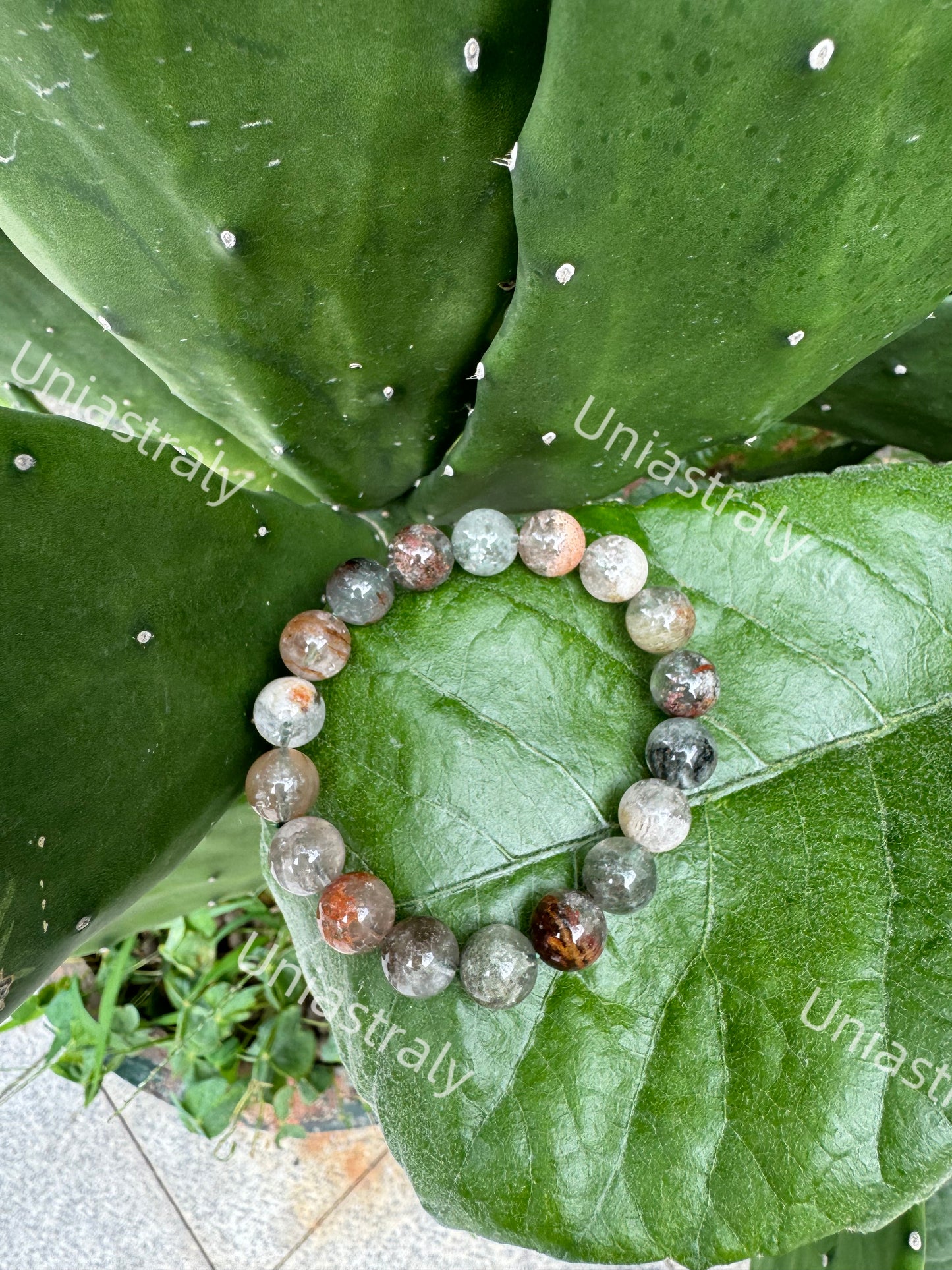Harmony Balance Lodolite (Garden Quartz) Bracelet