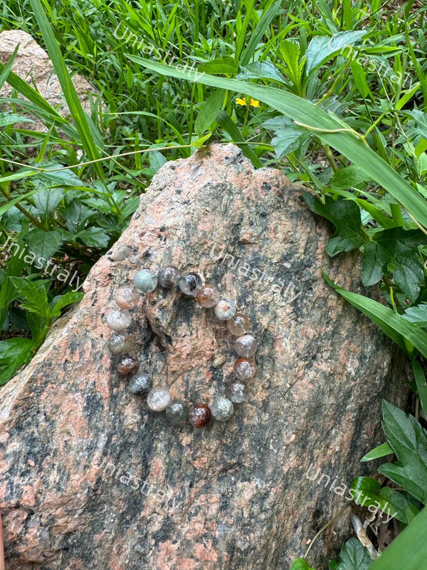 Harmony Balance Lodolite (Garden Quartz) Bracelet