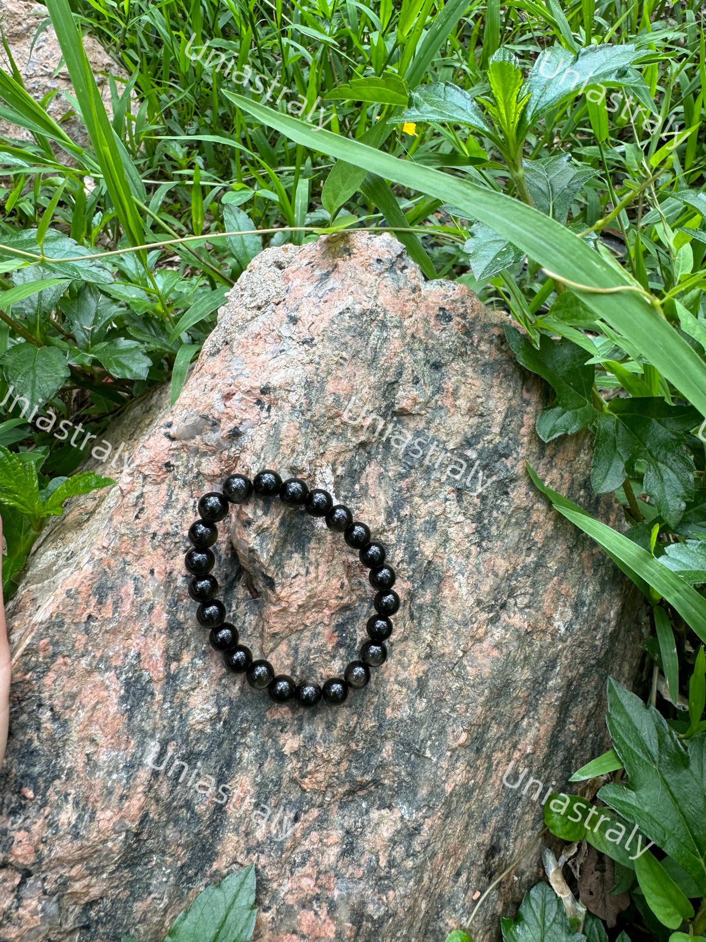 Psychic Shield & Abundance Gold Sheen Obsidian Bracelet